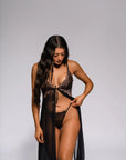 Alivia Babydoll Set - Black-Fascinating_Nights