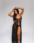 Alivia Babydoll Set - Black-Fascinating_Nights