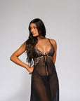 Alivia Babydoll Set - Black-Fascinating_Nights