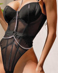 Amor Bodysuit - Black-Fascinating_Nights