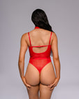 Amor Bodysuit - Red-Fascinating_Nights