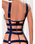 Anahi Bodysuit - Navy-Fascinating_Nights