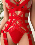 Anahi Bodysuit - Red-Fascinating_Nights