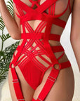 Anahi Bodysuit - Red-Fascinating_Nights