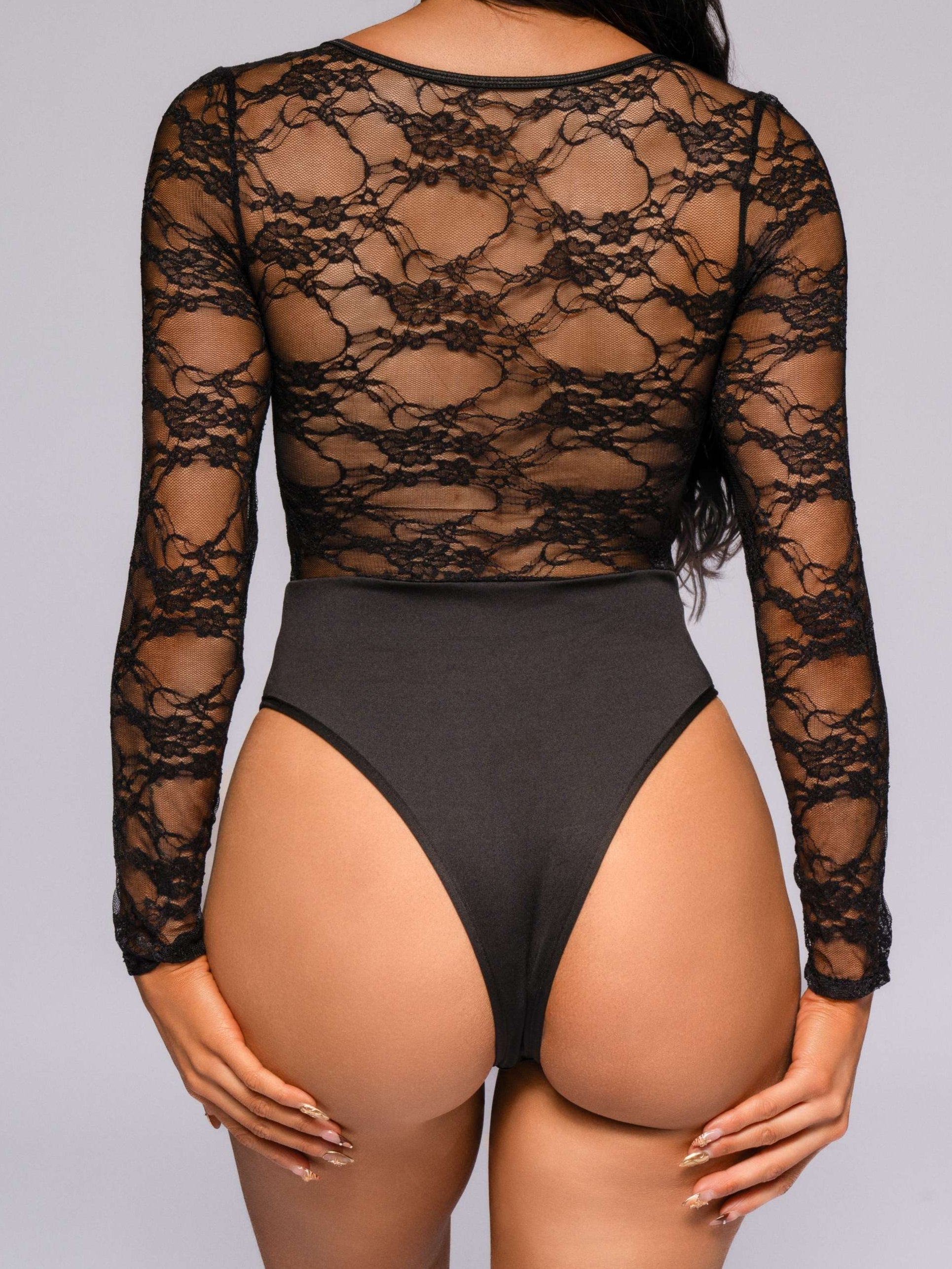 Angie Bodysuit - Black-Fascinating_Nights