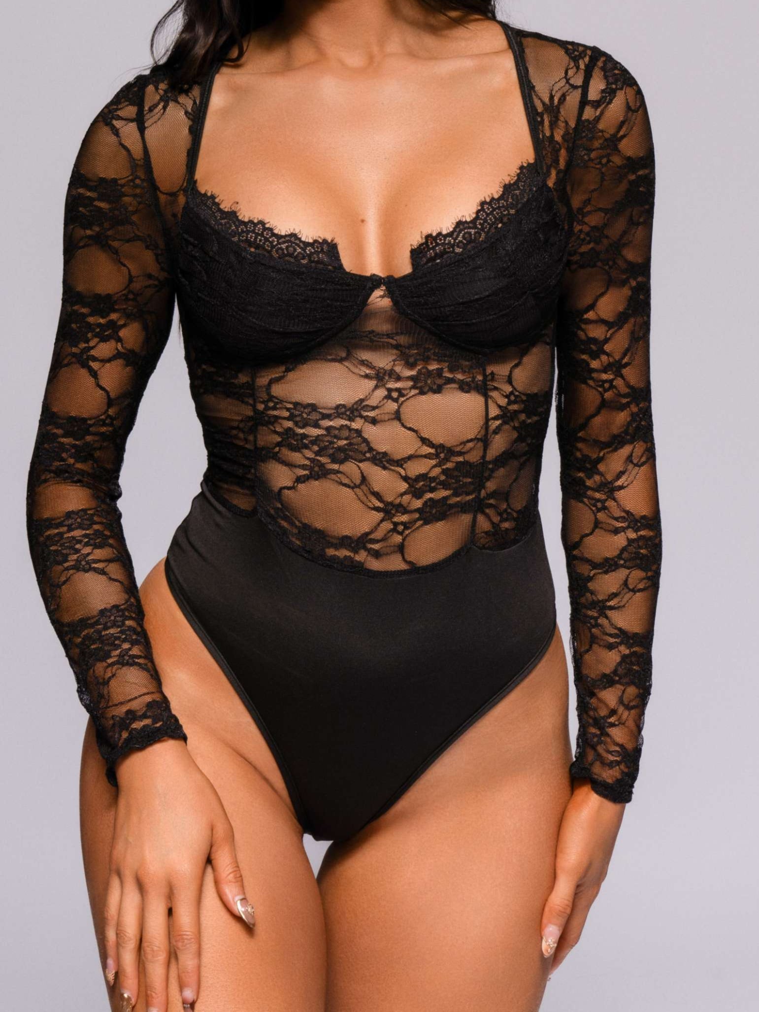 Angie Bodysuit - Black-Fascinating_Nights