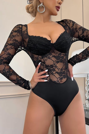 Angie Bodysuit - Black-Fascinating_Nights