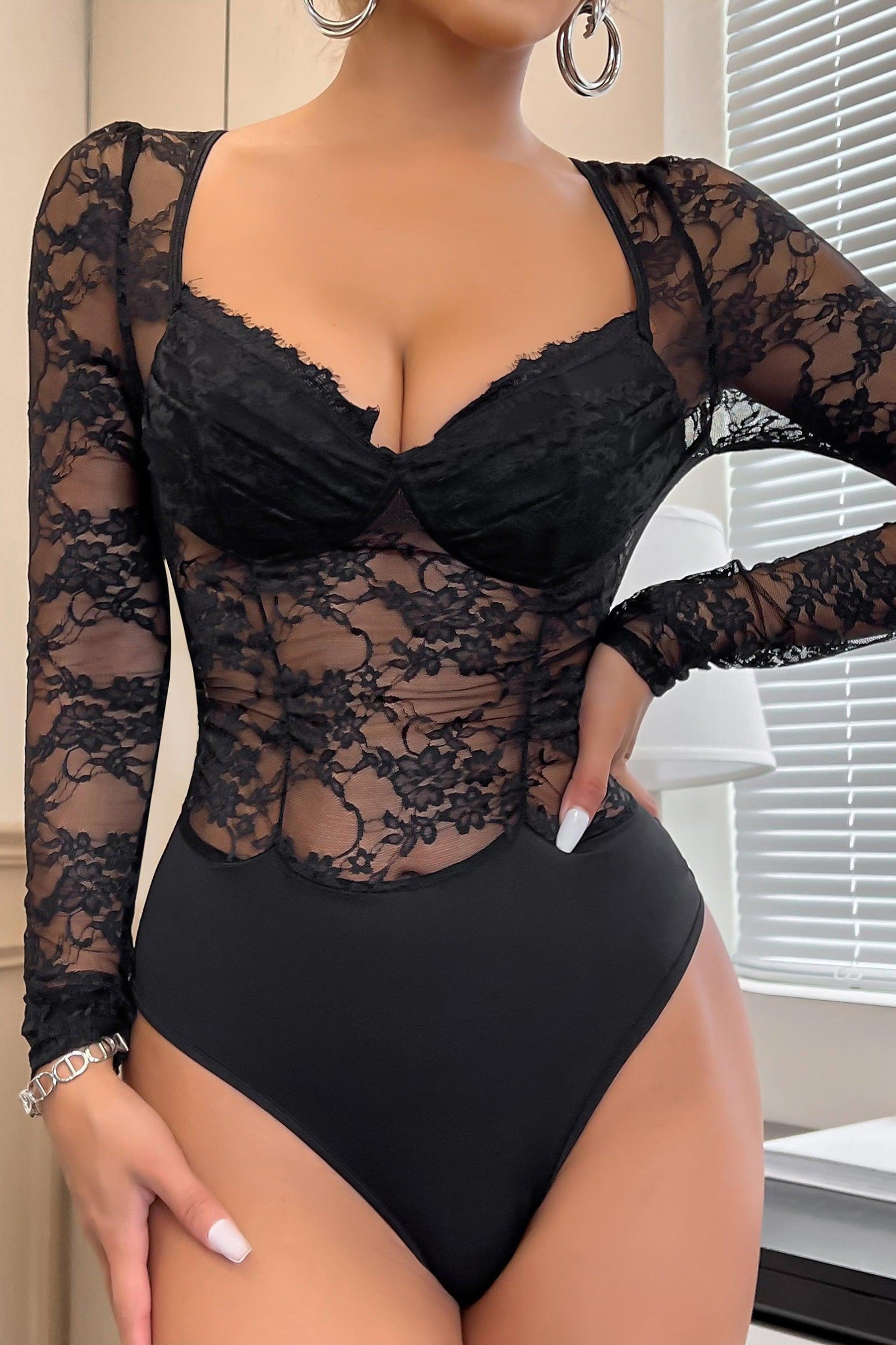 Angie Bodysuit - Black-Fascinating_Nights