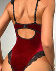 Anna Bodysuit - Burgundy-Fascinating_Nights