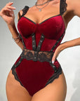 Anna Bodysuit - Burgundy-Fascinating_Nights