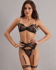 Bowie Lingerie Set - Black-Fascinating_Nights