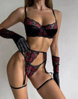 Brynlee Lingerie Set - Black-Fascinating_Nights