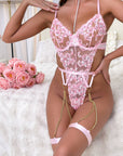 Elsie Bodysuit - Pink-Fascinating_Nights