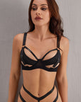 Emmeline Lingerie Set - Black-Fascinating_Nights