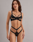 Emmeline Lingerie Set - Black-Fascinating_Nights