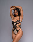 Geneva Bodysuit - Black-Fascinating_Nights