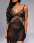 Helen Babydoll Set - Black-Fascinating_Nights