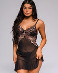 Helen Babydoll Set - Black-Fascinating_Nights