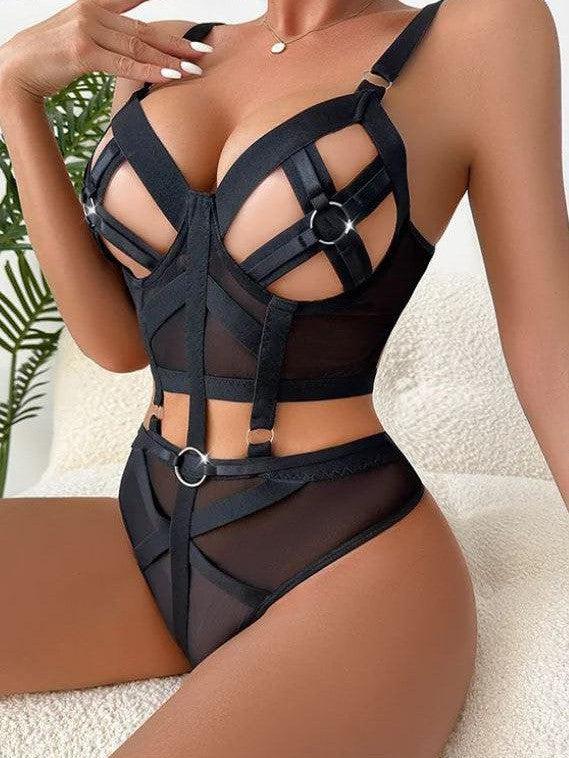 Jemma Bodysuit - Black-Fascinating_Nights