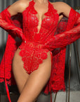 Kamora Bodysuit - Red-Fascinating_Nights