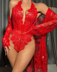 Kamora Bodysuit - Red-Fascinating_Nights