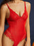 Lacy Bliss Bodysuit - Red-Fascinating_Nights