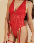 Lost In Venice Bodysuit - Red-Fascinating_Nights