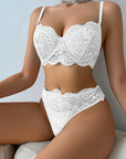 Lucia Lingerie Set - White-Fascinating_Nights