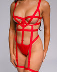 Sadie Bodysuit - Red-Fascinating_Nights