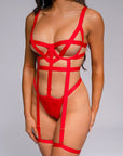 Sadie Bodysuit - Red-Fascinating_Nights