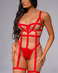 Sadie Bodysuit - Red-Fascinating_Nights