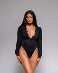 Sage Bodysuit - Black-Fascinating_Nights