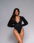 Sage Bodysuit - Black-Fascinating_Nights