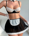 Scarlette Lingerie Set - Black and White-Fascinating_Nights