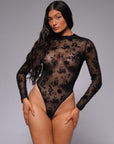 Serenity Bodysuit - Black-Fascinating_Nights