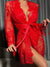 Signature Lace Robe - Red-Fascinating_Nights