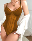 Skyler Bodysuit - Brown-Fascinating_Nights