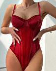 Skyler Bodysuit - Burgundy-Fascinating_Nights