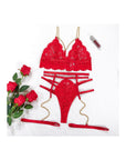 Zarnish Lingerie Set - Red-Fascinating_Nights