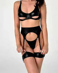 Zuri Lingerie Set - Black-Fascinating_Nights